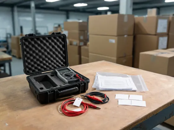 Packed industrial multimeter shipment